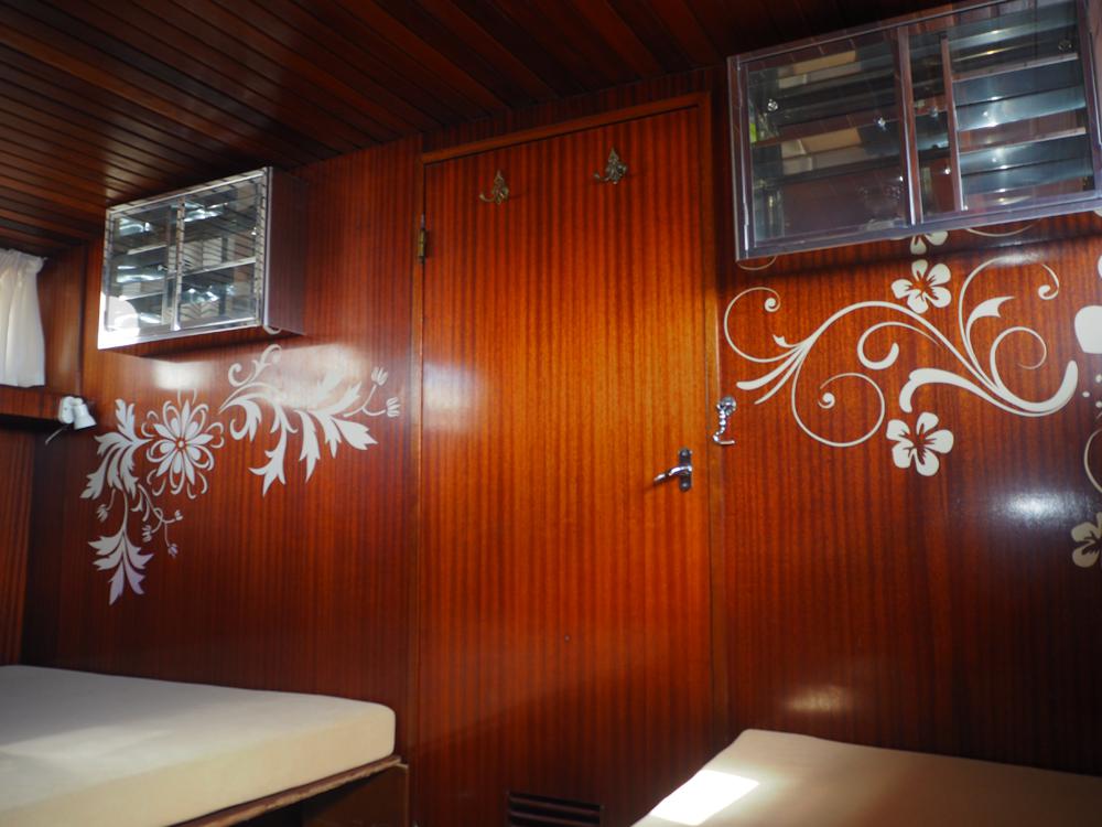 Achterkajuit, Accommodatie